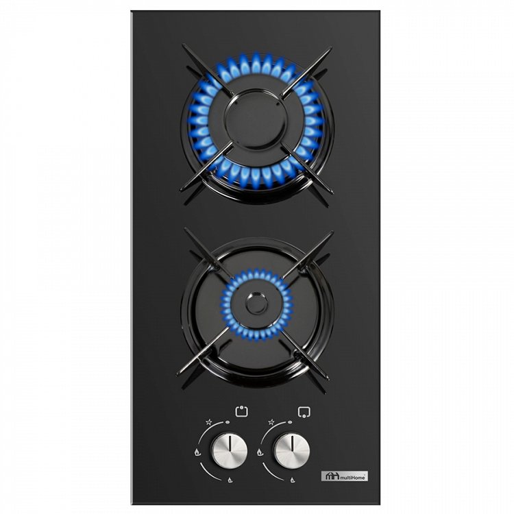 MULTIHOME MH-6141 Εστία Domino 1 ζώνης Υγραερίου 30cm Inox