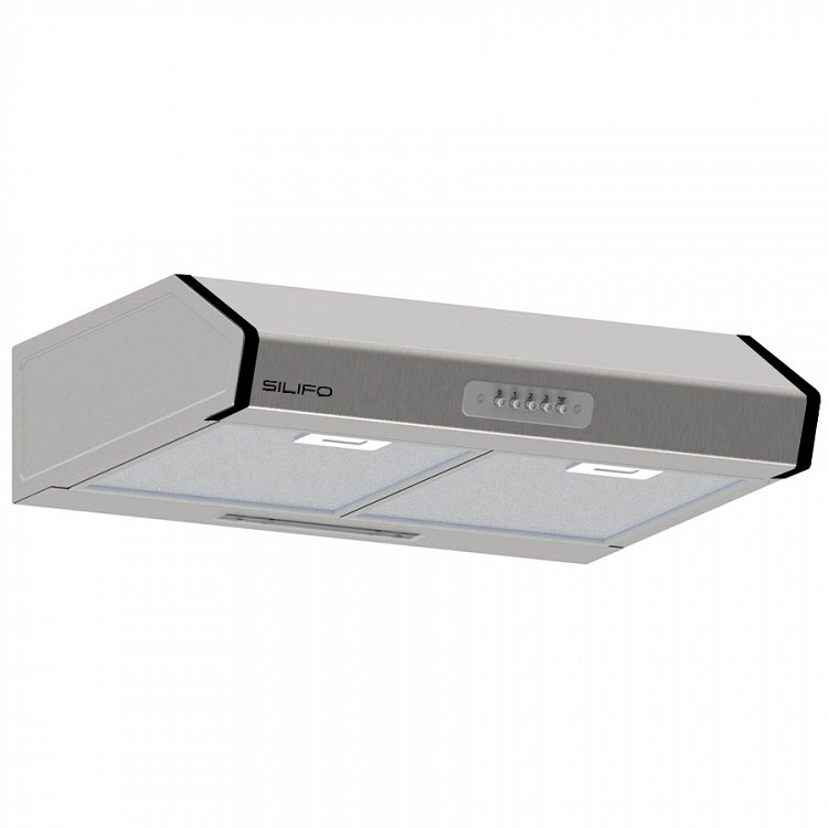 SILIFO SF6683 Απορροφητήρας Ελεύθερος 60cm Inox 2 Μοτέρ (4 Έτη Εγγύηση)