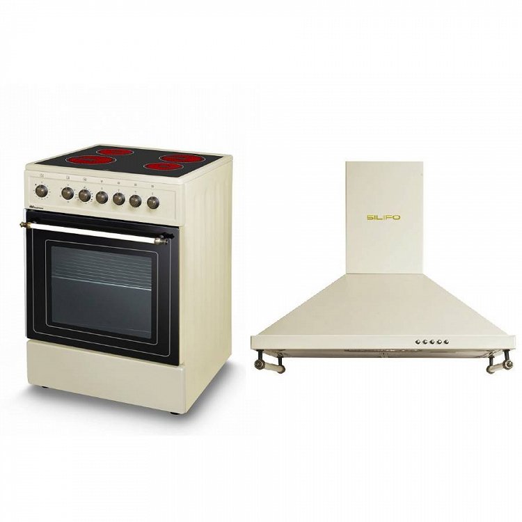 Σετ MULTIHOME MH-6165 Κουζίνα & SILIFO SF6651 Απορροφητήρας Καμινάδα 92691